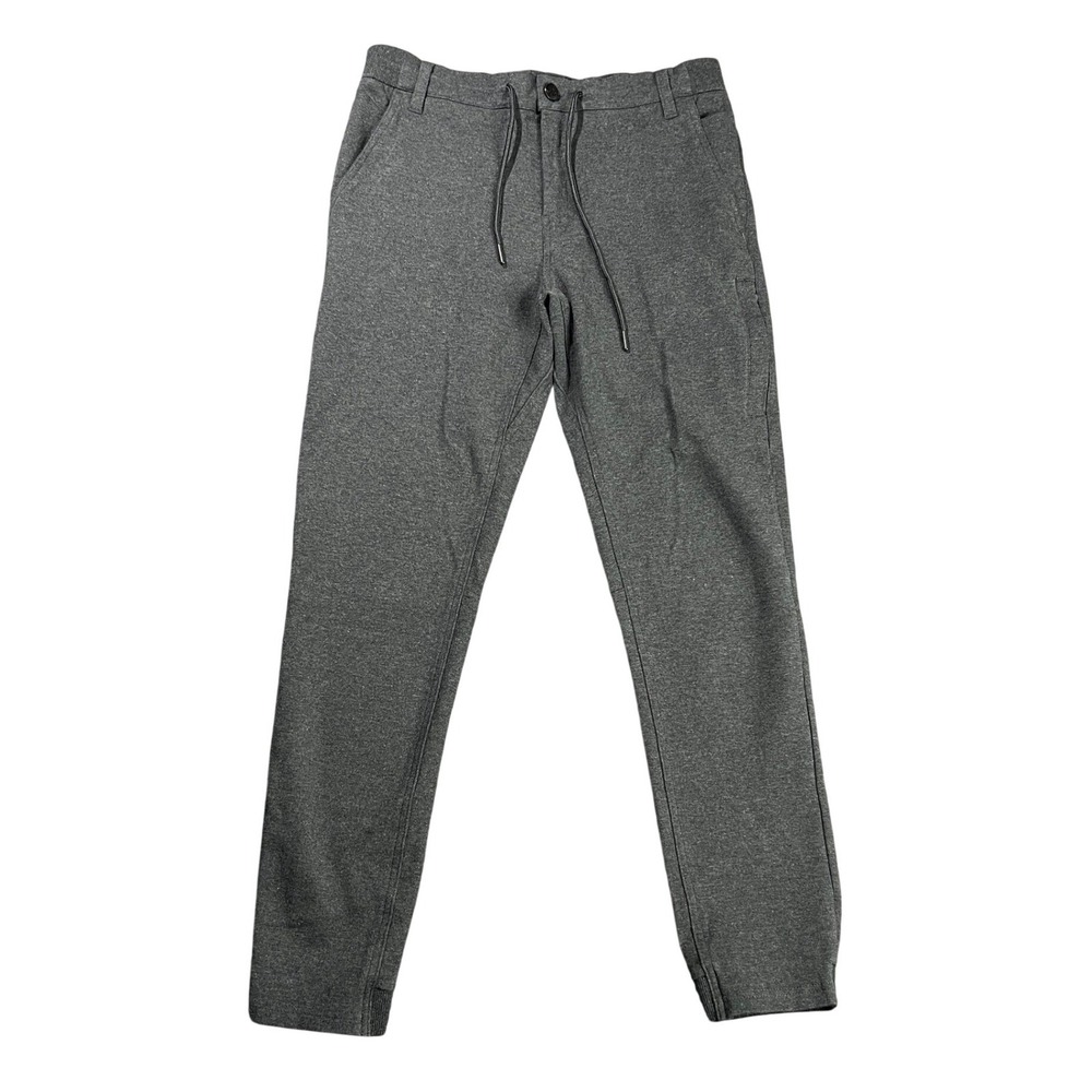 686 Everywhere Performance Men's Medium Double Knit Pant Gray Slim Fit KCRGNS26